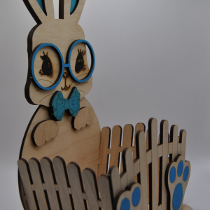 Panier lapin de Pâques modèle lapin.