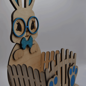 Panier lapin de Pâques modèle lapin.