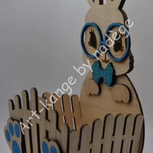 Panier lapin de Pâques modèle lapin.
