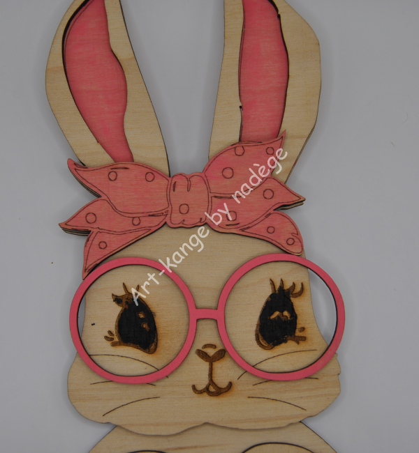 Panier lapin de Pâques modèle lapine. – Image 4
