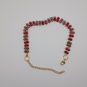 Bracelet Lueur Grenat